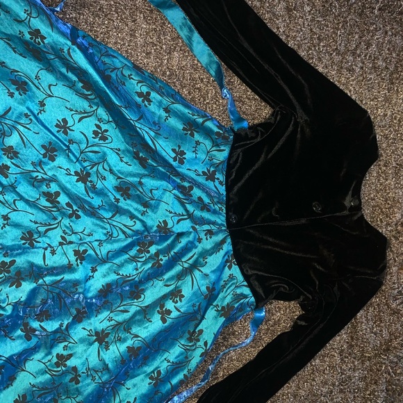 Joan michelle gorgeous velvet dress size 8 - Picture 4 of 8